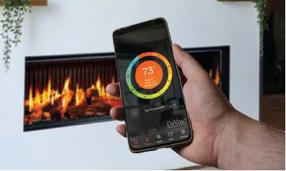 DaVinci GreenSmart Electric Fireplace™ | Ultra-Realistic Holographic Flames and Luxury Technology 7 GreenSmart app