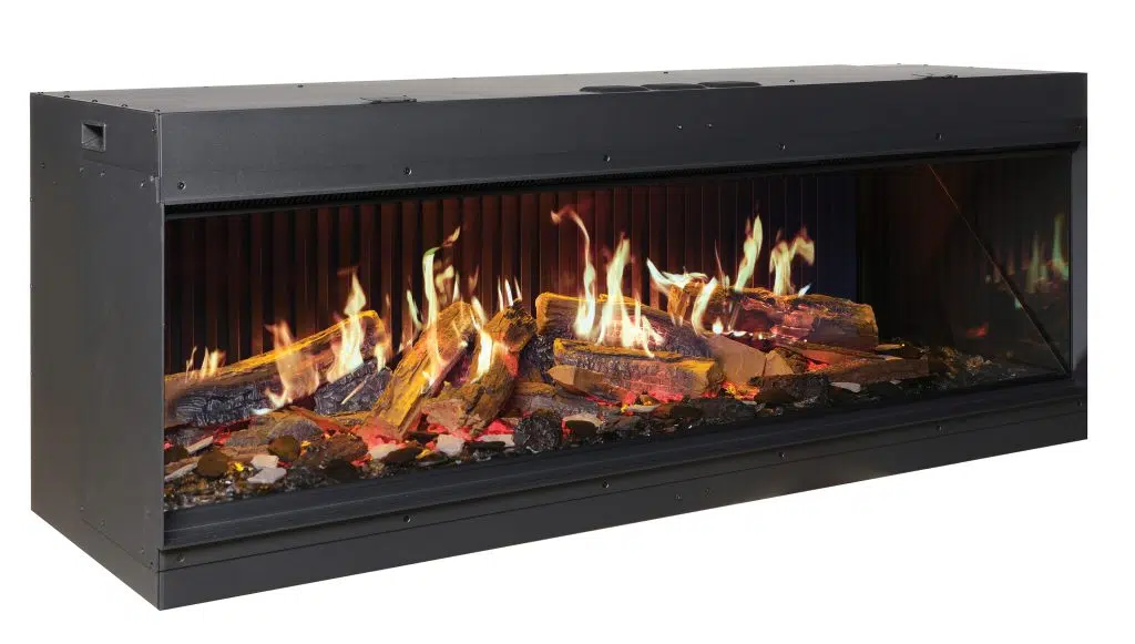 DaVinci GreenSmart Electric Fireplace™ | Ultra-Realistic Holographic Flames and Luxury Technology 2 DaVinci GreenSmart Single-sided configuration